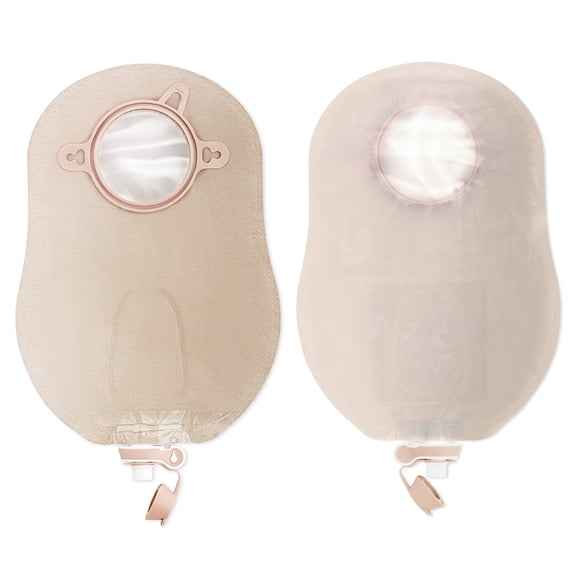 New Image Drainable 9"L 2pc System Urostomy Pouch 9 Inch Length 18923, 10 Ct
