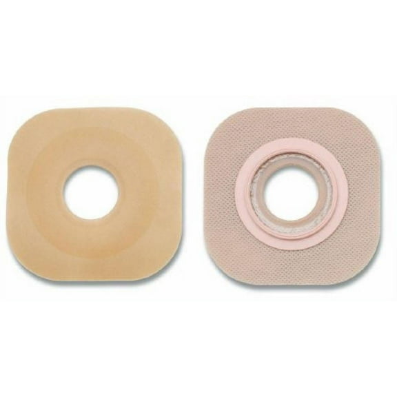 New Image Flextend Ostomy Barrier, Pre-Cut, Extended Wear, Without Tape, 44 mm Flange, Green Code, 7/8 Inch Opening, 5 Count