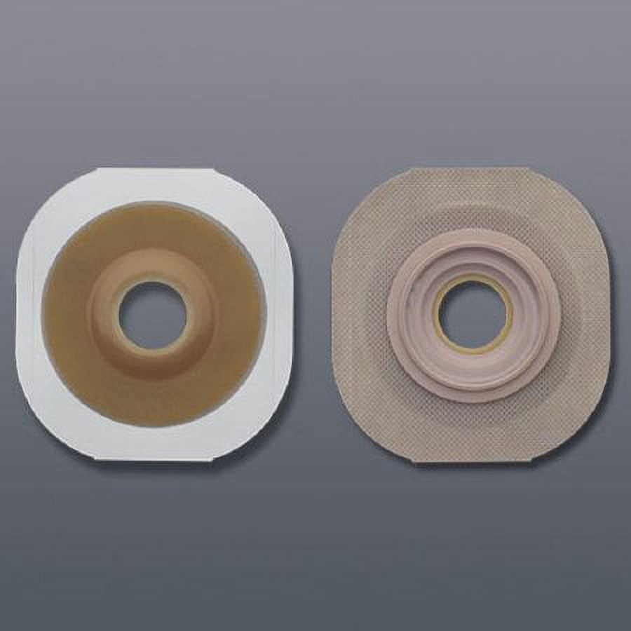 New Image Flextend Skin Barrier Pre-Cut, Extended Wear Tape 2-1/4 Inch Floating Flange Red Code 1-1/2 Stoma, 14908 - BOX OF 5