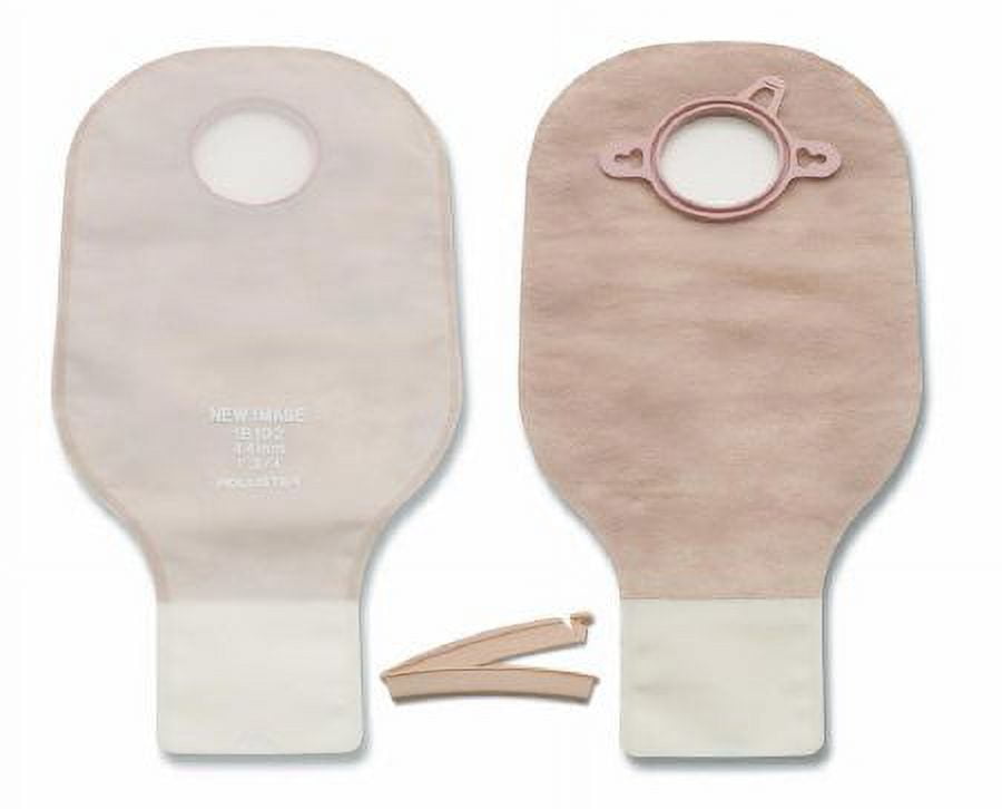 New Image Ostomy Pouch Two-Piece System 12 Inch Length Drainable, 18174 -  Box of 10 