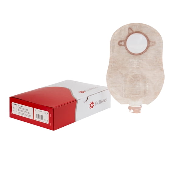 New Image Urostomy Pouch TwoPiece System 9" Length 214" Stoma PreCut, 10 ea