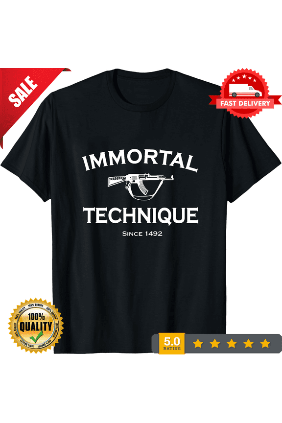 New Immortal Technique Logo T-Shirt Funny Size S to 5XL, ULTRA LIMITED-TH69405