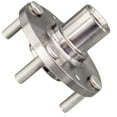 thumbnail image 1 of Rear Spindle Hub Assembly Compatible with 2000-2010 Hyundai Accent 2006-2011 Kia Rio5 2006-2011 Kia Rio FWD 4-Lug ABS Pre-Assembled 512195 512195 52730-1G100 Direct Fit, 1 of 4