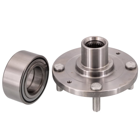 OEM Grade Rear Spindle Hub Assembly Compatible with 1999-2001 Hyundai Sonata 2001-2001 Kia Magentis 2001-2001 Kia Optima FWD 4-Lug ABS Ring Pre-Assembled 512190 512190 52730-38100