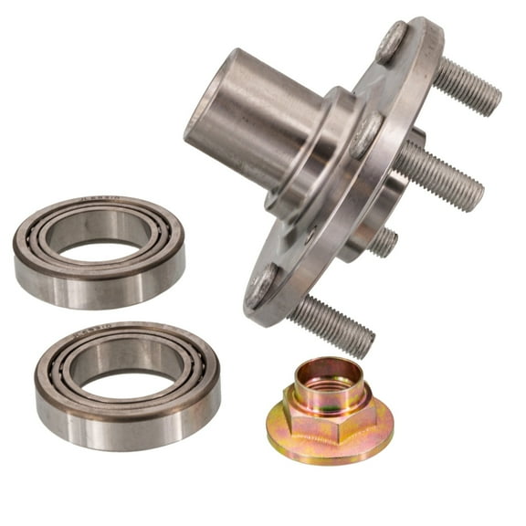 Wheel Hub Bearing Assembly Rear Compatible with 2003-2005 Kia Rio FWD 4-Lug ABS Pre-Assembled Spindle Hub OEM 52730-FD100 512196 Sealed Bolt-On Left or Right Driver or Passenger Side