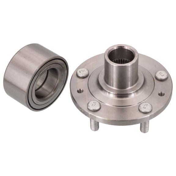 Rear Spindle Hub Assembly Compatible with 2006-2007 Mazda 6 Sedan FWD Front-Wheel Drive 5-Lug ABS Magnetic Tone Ring M12x1.5 Pre-Assembled Direct Bolt-On 512271 HA590100 BR930411