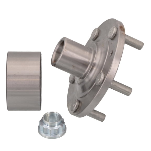 OEM Grade Rear Spindle Hub Assembly Compatible with 2003-2008 Mazda 6 FWD 5-Lug ABS Pre-Assembled 512229 HA590076 GG12-26-15X Direct Fit Bolt-On Sealed Bearing Left or Right Replacement