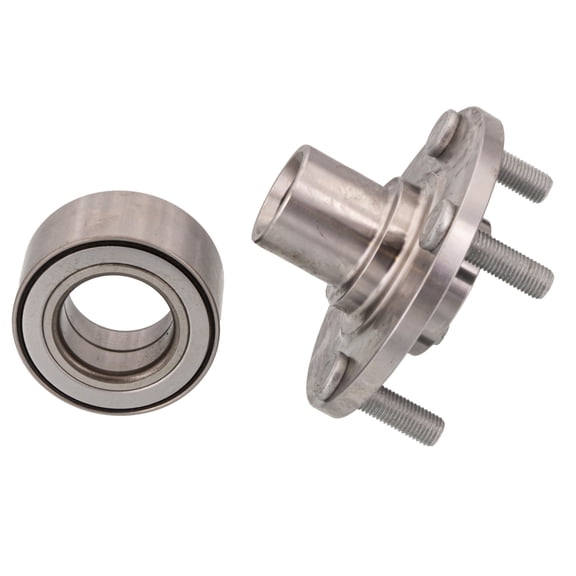 Rear Spindle Hub Assembly Compatible with 2000-2002 Mitsubishi Mirage FWD 4-Lug No ABS Pre-Assembled Direct Bolt-On 512148 512148 MR594142 / MB844919 Sealed Bearing Left or Right Side