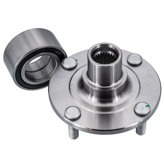 Rear Spindle Hub Assembly Compatible with 2002-2006 Nissan Sentra FWD 4-Lug ABS Pre-Assembled Direct Bolt-On 512202 512202 43202-8J000 / 43202-4Z000 Sealed Bearing Left or Right Side