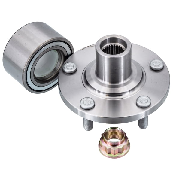 New OEM Grade Rear Spindle Hub Assembly Compatible with 2001-2005 Toyota Rav4 2002-2003 Toyota Camry FWD/AWD 5-Lug No ABS Pre-Assembled 512018 512018 42450-42010 Direct Fit Bolt-On