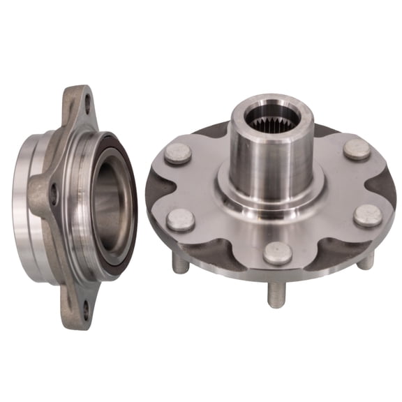 Front Spindle Hub Assembly Compatible with 2005-2009 Toyota Tacoma 4WD/RWD 6-Lug ABS Pre-Assembled Direct Bolt-On 515040 SP500702 BR930588 Sealed Bearing Left or Right Side Replacement
