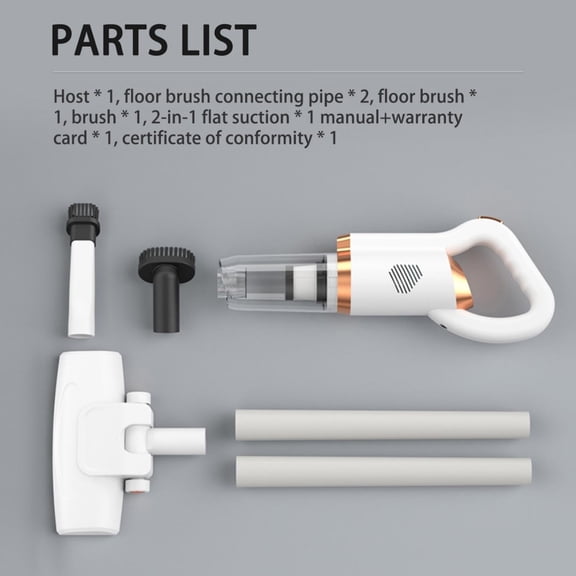 New and Improved 120W Portable Cordless Handheld Vacuum with A Long, Extendable Wand, Perfect for Deep Cleaning, Mopping, In The Car, At Home, and Travel