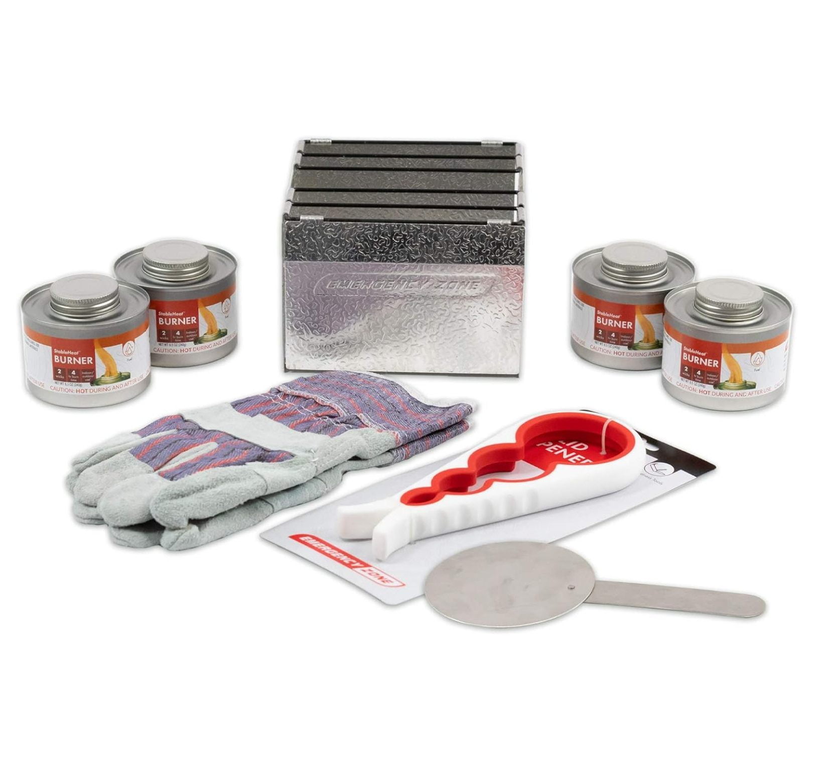 New & Improved! Emergency Cooking Fuel Premium Storage Set, 20+ Year ...