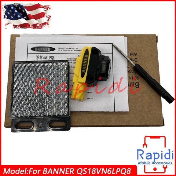 New In Box For BANNER QS18VN6LPQ8 Photoelectric Sensor 10-30VDC 3500mm