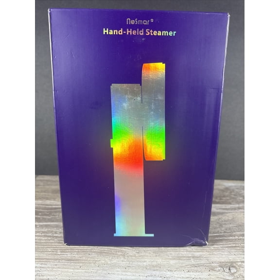 New In Box NeSmar Purple G5 Hand Held Clothes Steamer NEW