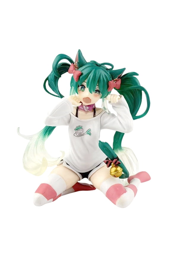 New In Stock Hatsune Miku In A World With Closed Windows Collectible Anime Action Kwaii Miku Figures Model Toys Christmas Gifts