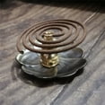 thumbnail image 1 of New Incense Plate Sandalwood Coil Base Copper Incense Holder Mini Accessories Home Decoration Incense Sticks Burner 3, 1 of 8