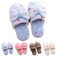 thumbnail image 1 of New Indoor Home Slippers Cotton Fabric Slippers Home Slippers Couples Wooden Floor Slippers For Women Girls, 1 of 5