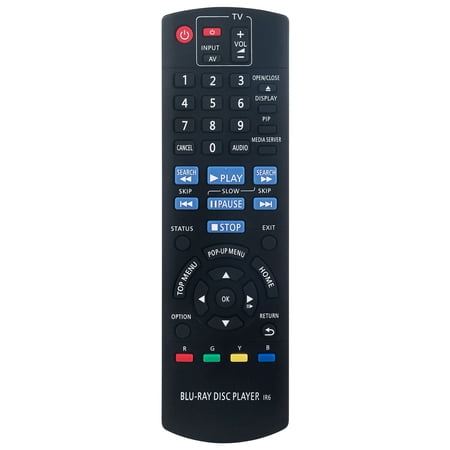 New Infared Remote Control N2QAYB000580 Replace for Panasonic DMPBD75 DMP-BD75 DMP-BD75GN DMPBD75GN Blu-ray Player