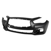 New Infiniti OE Unpainted Front Bumper Cover Replaces 620224HB0H Excludes Sport fits 2014 INFINITI Q50 Base Sedan 4-Door
