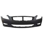 New Infiniti OE Unpainted Front Bumper Cover Replaces 62022JL10H 08-10 G37 fits 2009-2013 Infiniti G37 Base Convertible 2-Door