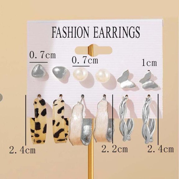 New Inlaid Imitation Pearl Earrings For Women