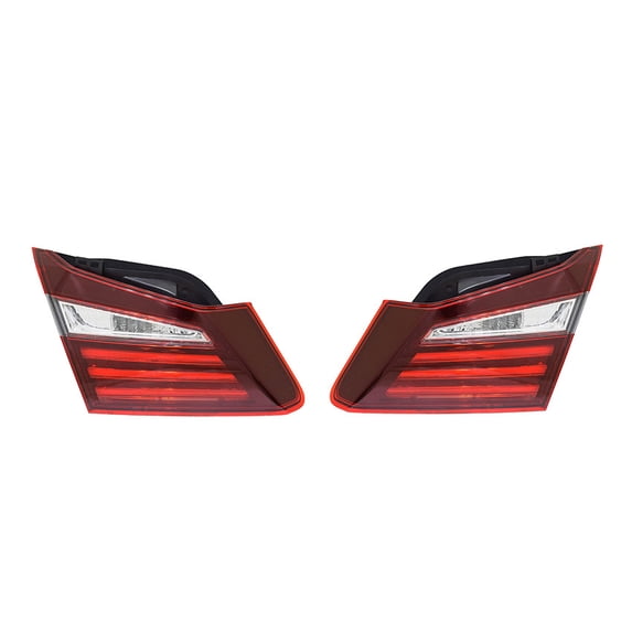 New Inner Pair Tail Lights Compatible With Honda Accord 2016 2017 By Part Numbers HO2802109 34150T2AA21 34155T2AA21 HO2803109