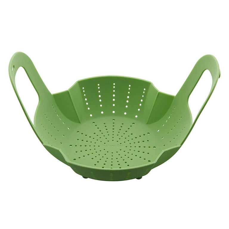 New Instant Pot 5252049 Silicone Steamer Basket, Green 