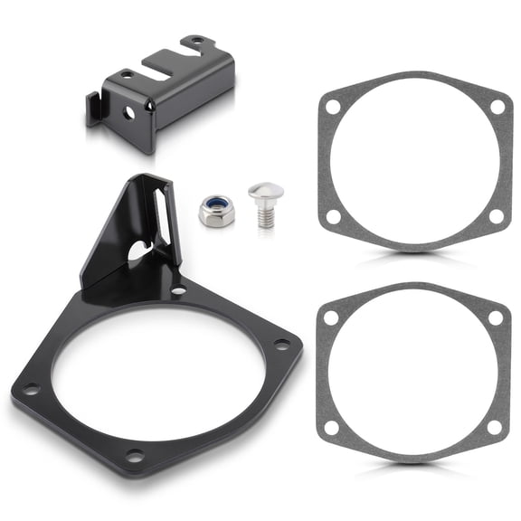 New Intake Manifolds Throttle Body Cable Bracket Fits For 92-102mm LS All 4 Bolt