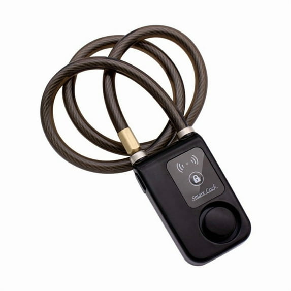 New Intelligent Phone App Control Smart Alarm Bluetooth-Compatible Lock Waterproof 110Db Alarm Bicycle Lock Anti Theft Lock