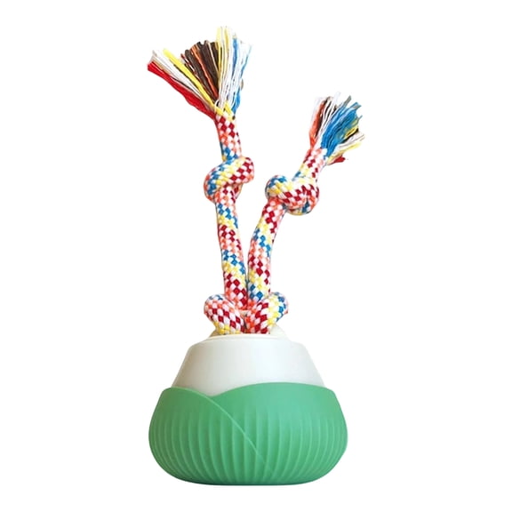 New Interactive Pet Toy, Automatic Moving Interactive Pet Toy, 3 Speed Modes, USB Rechargeable Smart Sports Ball, With Tail Leash.