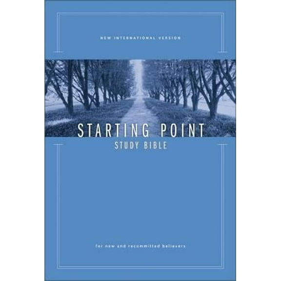 Pre-Owned NIV Starting Point Study Bible (Hardcover) 0310918901 9780310918905