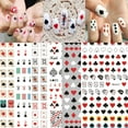 thumbnail image 1 of New Internet Celebrity Playing Cards Nail Stickers, 1 of 5