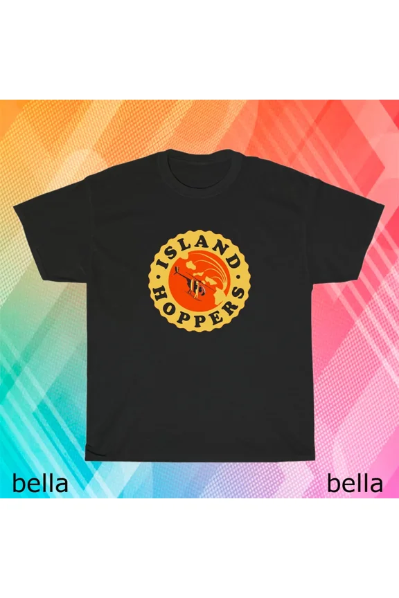 New Island Hopper Logo T-Shirt Funny Size S to 5XL