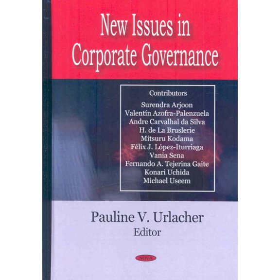 New Issues in Corporate Governance