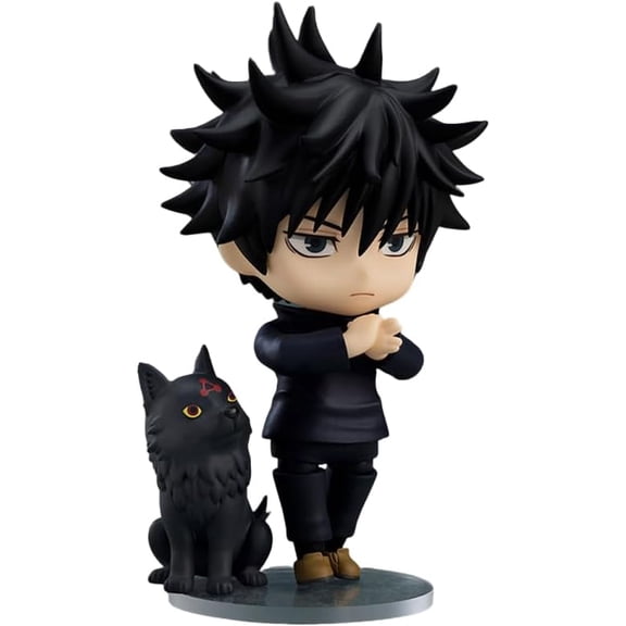 New Itadori Yuji Figure Fushiguro Megumi Action Figure Replacement Face Q Version Action Figures 10cm/3.9inch Handmade Character Anime Fans Gift (Fushiguro Megumi)