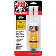 New J-B Weld 50101 MinuteWeld Instant Setting Epoxy Syringe, 25 ml, Clear
