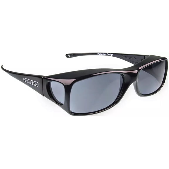 New JONATHAN PAUL Polarized Sunglasses Fit-overs Aria Midnight Black AA001 Large