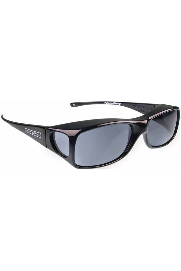 New JONATHAN PAUL Polarized Sunglasses Fit-overs Aria Midnight Black AA001 Large