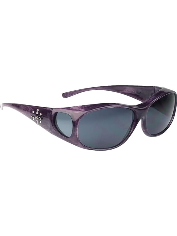 JONATHAN PAUL Polarized Sunglasses Fit-overs Element Purple Haze EM006S Medium