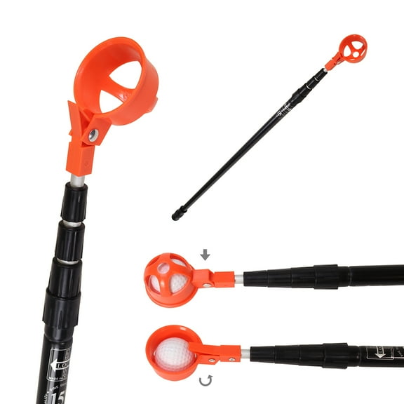 New JP Lann Hinge Cup Orange Ball Retriever - 18 FT