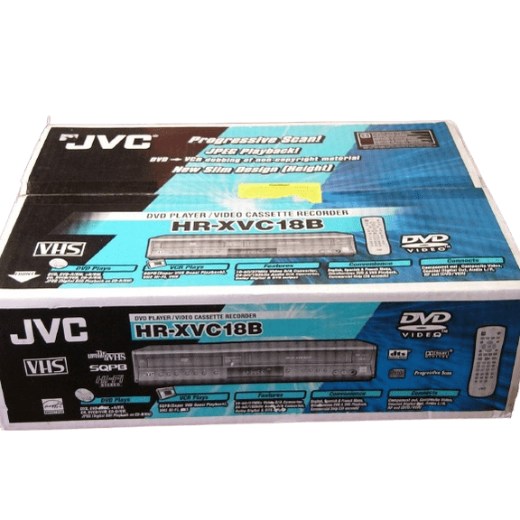 New JVC HR-XVC18 Progressive Scan DVD/VCR Combo Player