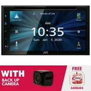 New JVC KW-V660BT 6.8" DVD Receiver w/ Apple CarPlay/Android Auto & Backup Camera