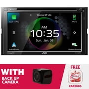 New JVC KW-V960BW 6.8" DVD & Apple CarPlay/Android Auto w/ Backup Camera