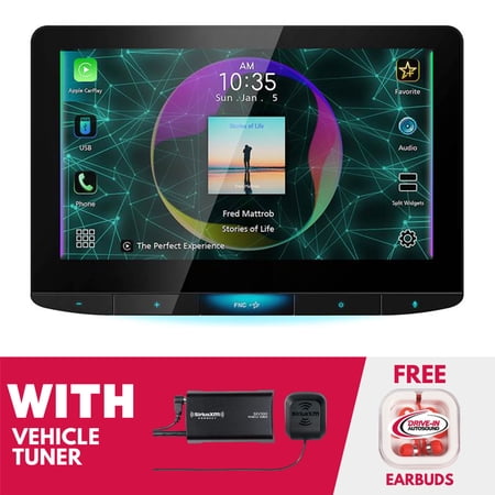 New JVC KW-Z1000W 10.1 Inch Digital Multimedia Receiver with License Plate Camera