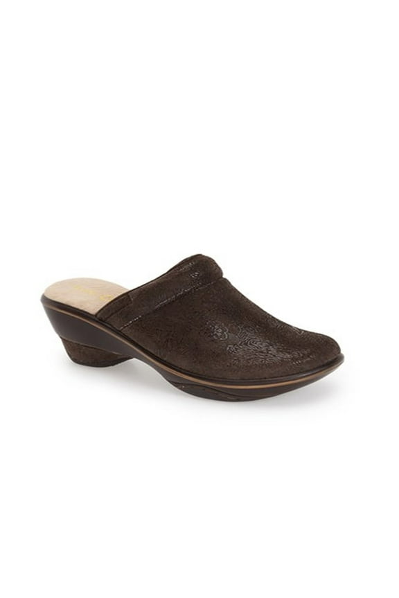 New Jambu Women's Dali Mule Brown 6.5