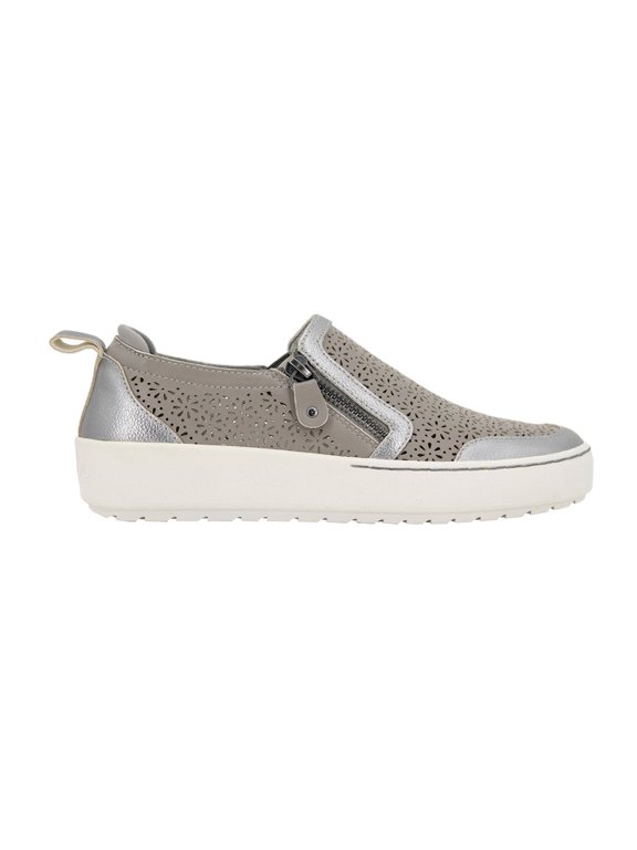 New Jambu Women's July Slip On Grey/Gunmetal 6