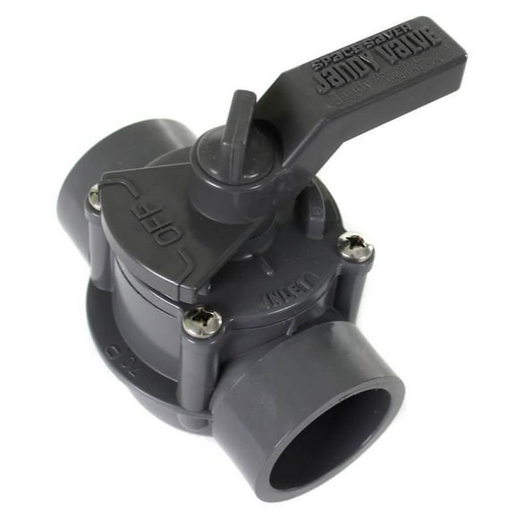 New Jandy Zodiac 3407 1.5" To 2" 2 Port Space Saver Plumbing Valve Positive Seal
