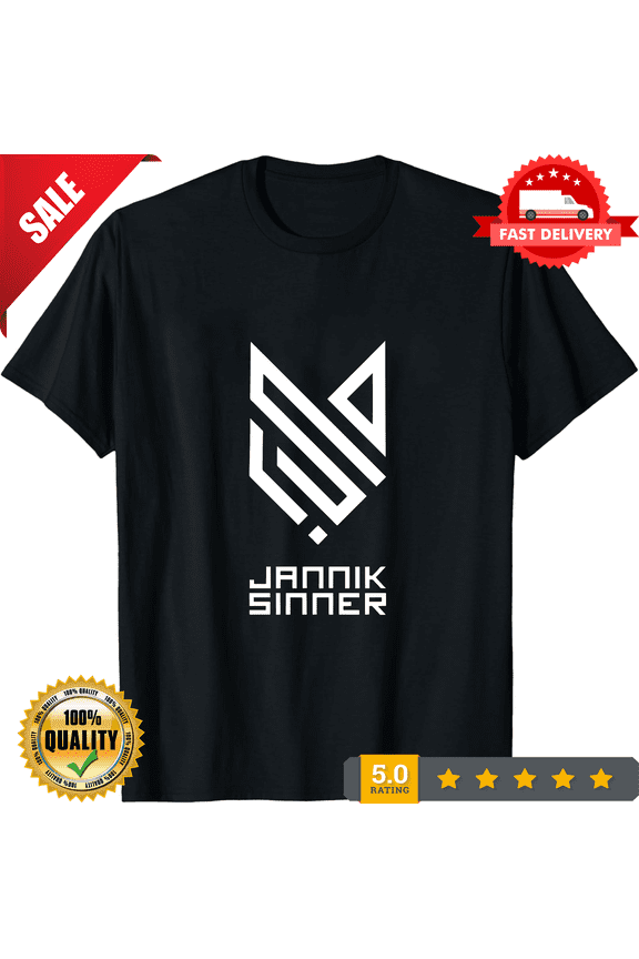 New Jannik Sinner Tennis logo T shirt Funny Size S to 5XL, NEW INSTOCK-TH80726