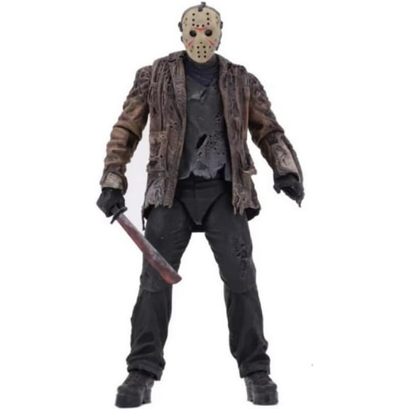New Jason Figure, Fighting Replacement Head Jason Action Figures 18cm/7.1inch PVC Characters Decorations Handicrafts for Anime Fans Gifts